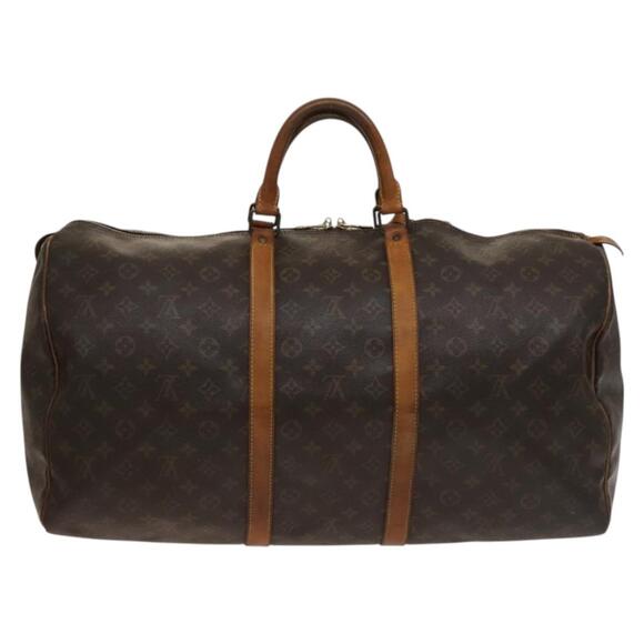 LOUIS VUITTON Monogram Keepall 55 Boston Bag M41424 - Picture 2 of 16